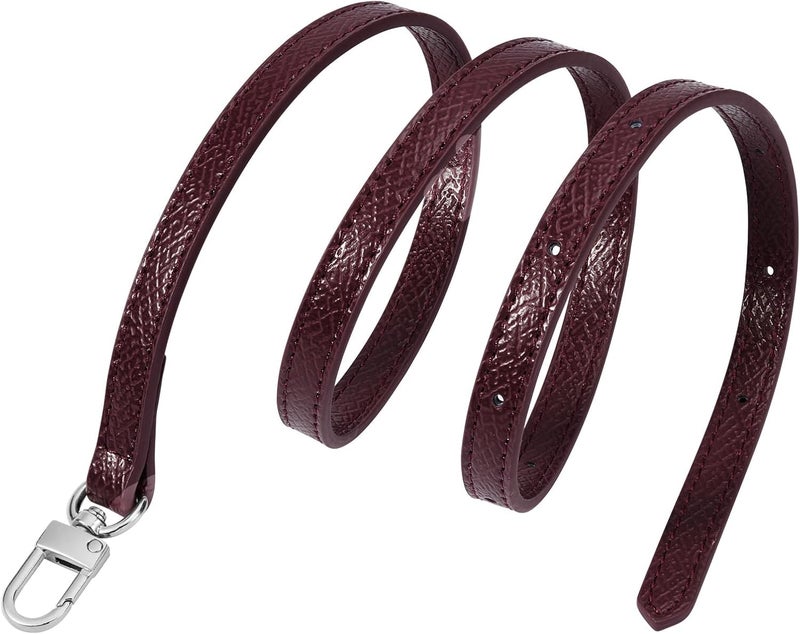 KOMHPS Purse Straps Replacement, Leather Handbag Crossbody Shoulder Strap Kit Adjustable for Mini Longcamp Tote Bag Women - Image 4